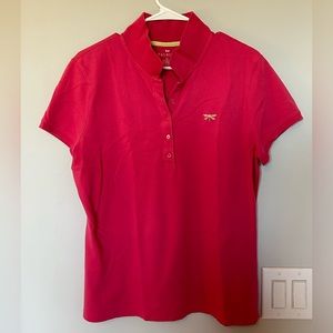 Talbots Pink Polo Short Sleeve Shirt XL